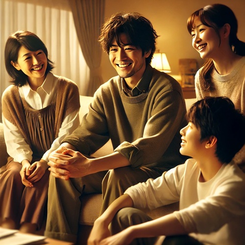 嫁と子供たちの関係性は?