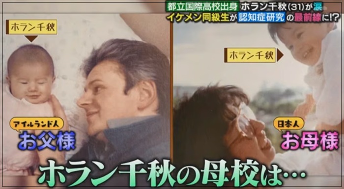 ホラン千秋の母親の画像でわかる家族背景